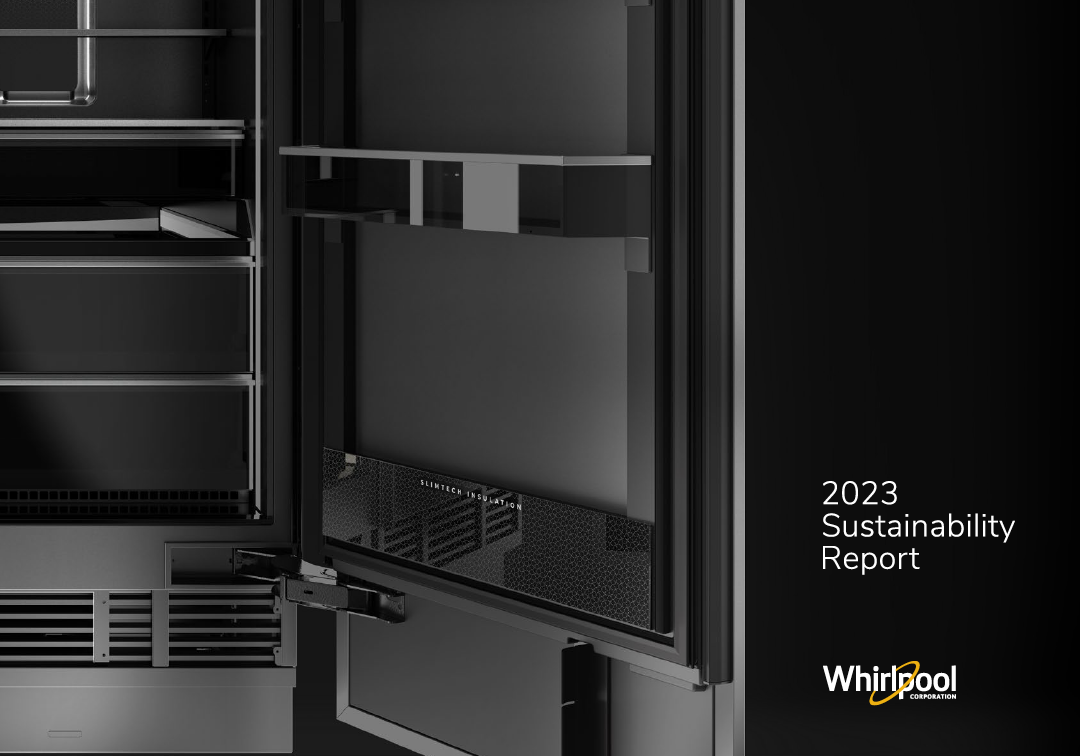 Whirlpool 2023 Sustainability Report Cover