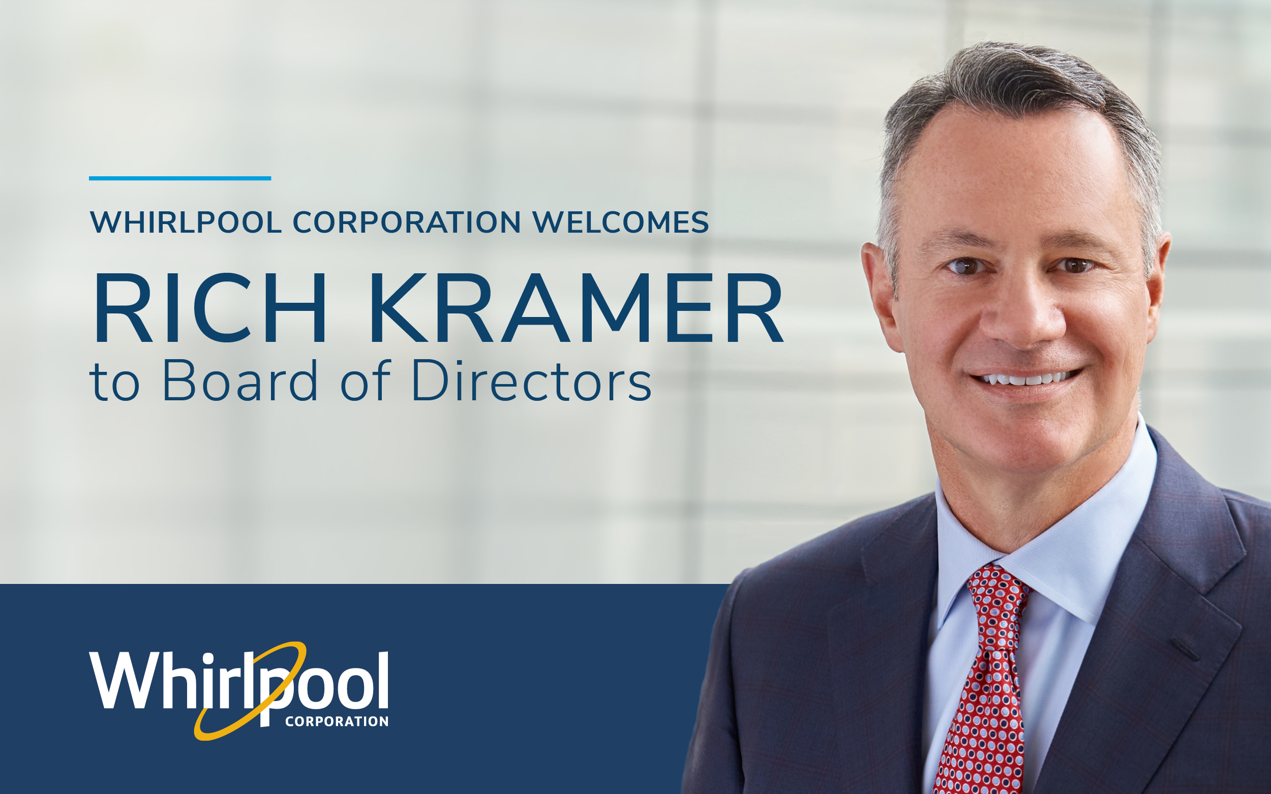 Board of Director, Rich Kramer Annoucement