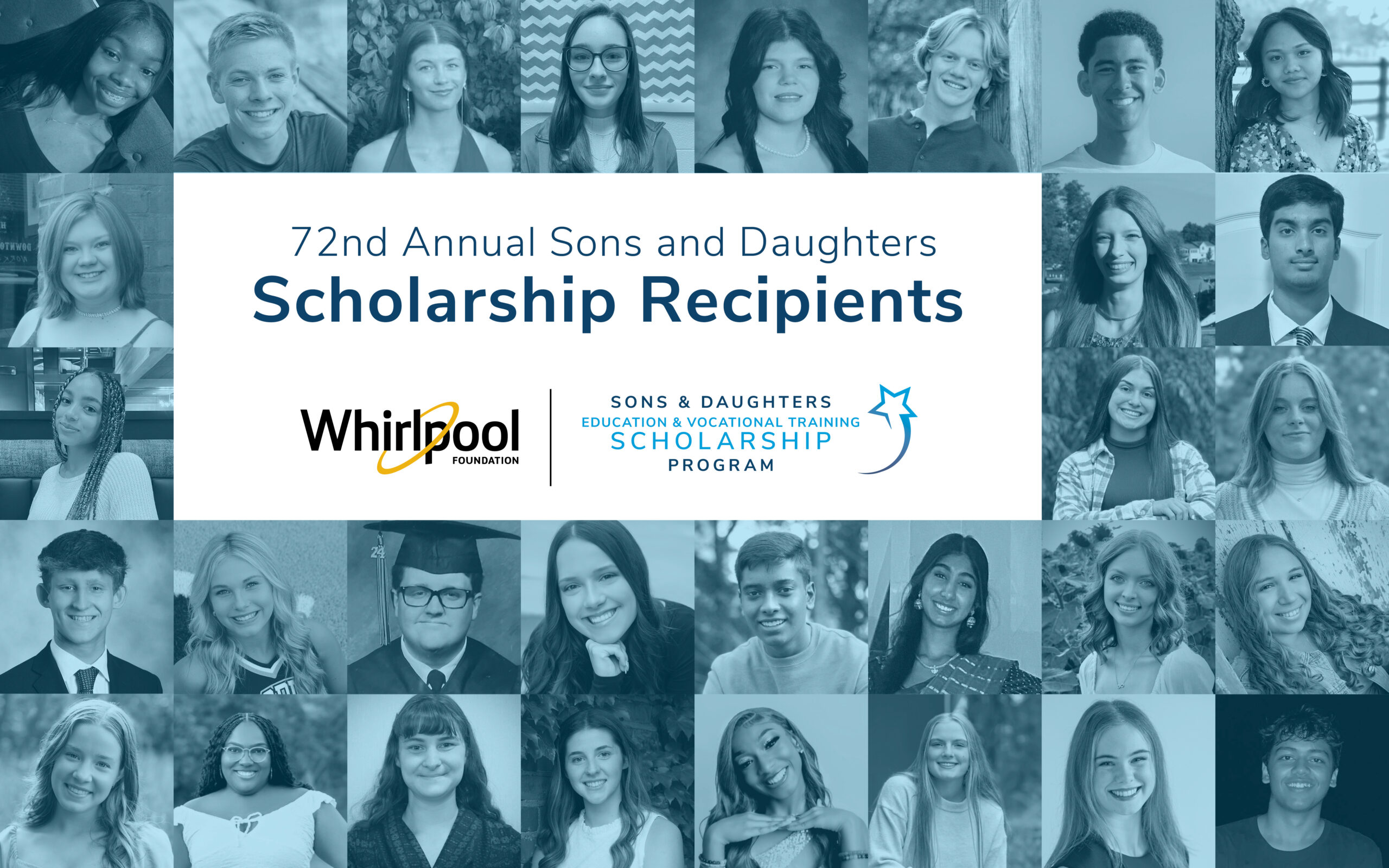 Whirlpool Sons & Daughters Scholarship winners