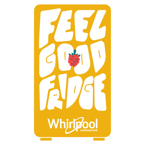 Feel Good Fridge by Whirlpool Corporation logo
