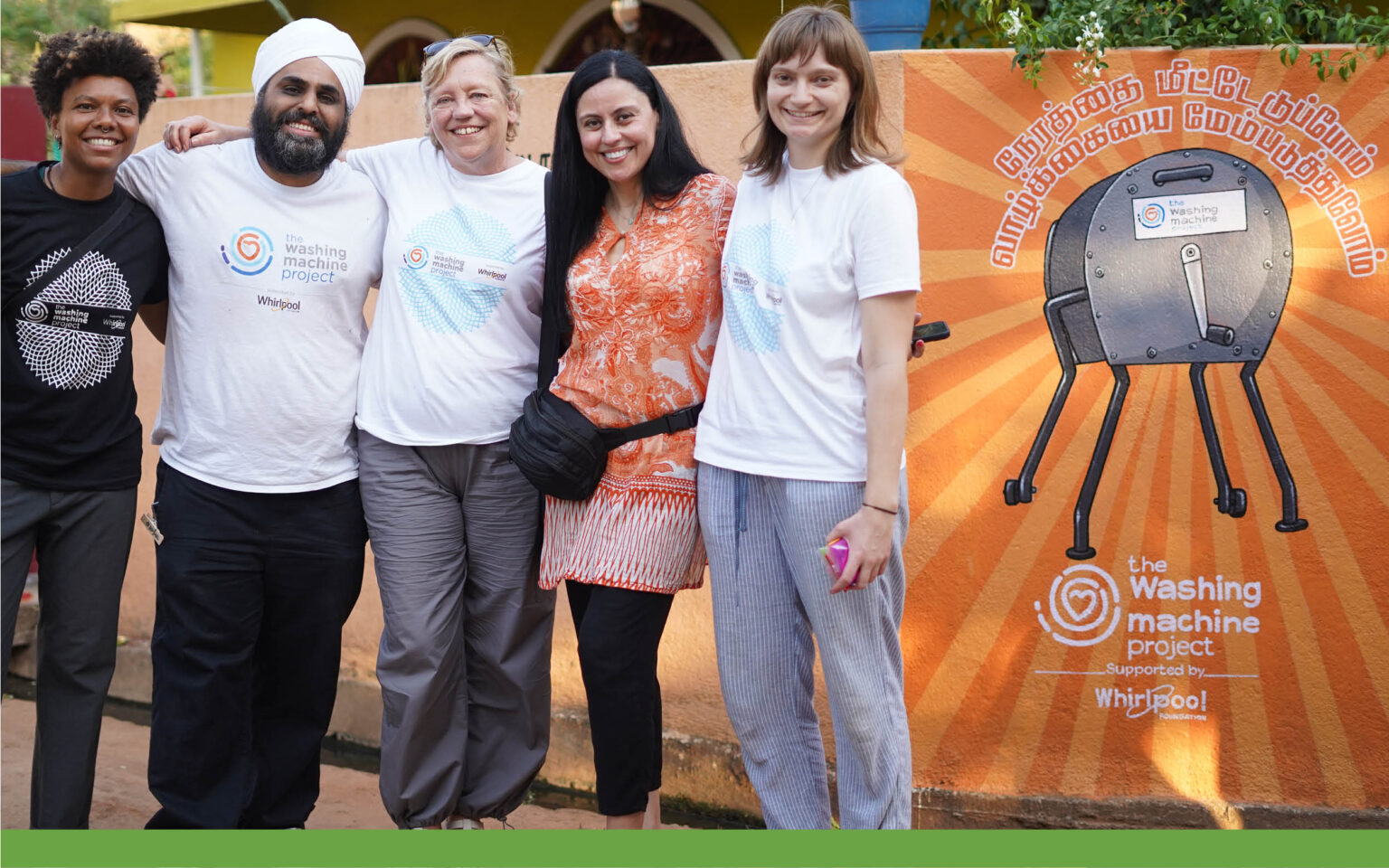 Whirlpool and The Washing Machine Project deliver manual washing machines together in India