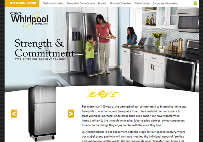 WhirlpoolCorp Annual Report Cover 2011