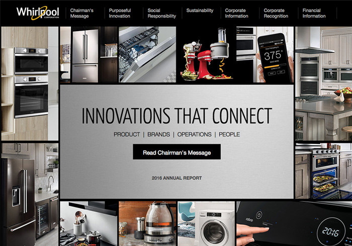 WhirlpoolCorp Annual Report Cover 2017