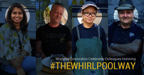 Whirlpool Corporation celebrates colleagues honoring #TheWhirlpoolWay during the coronavirus outbreak