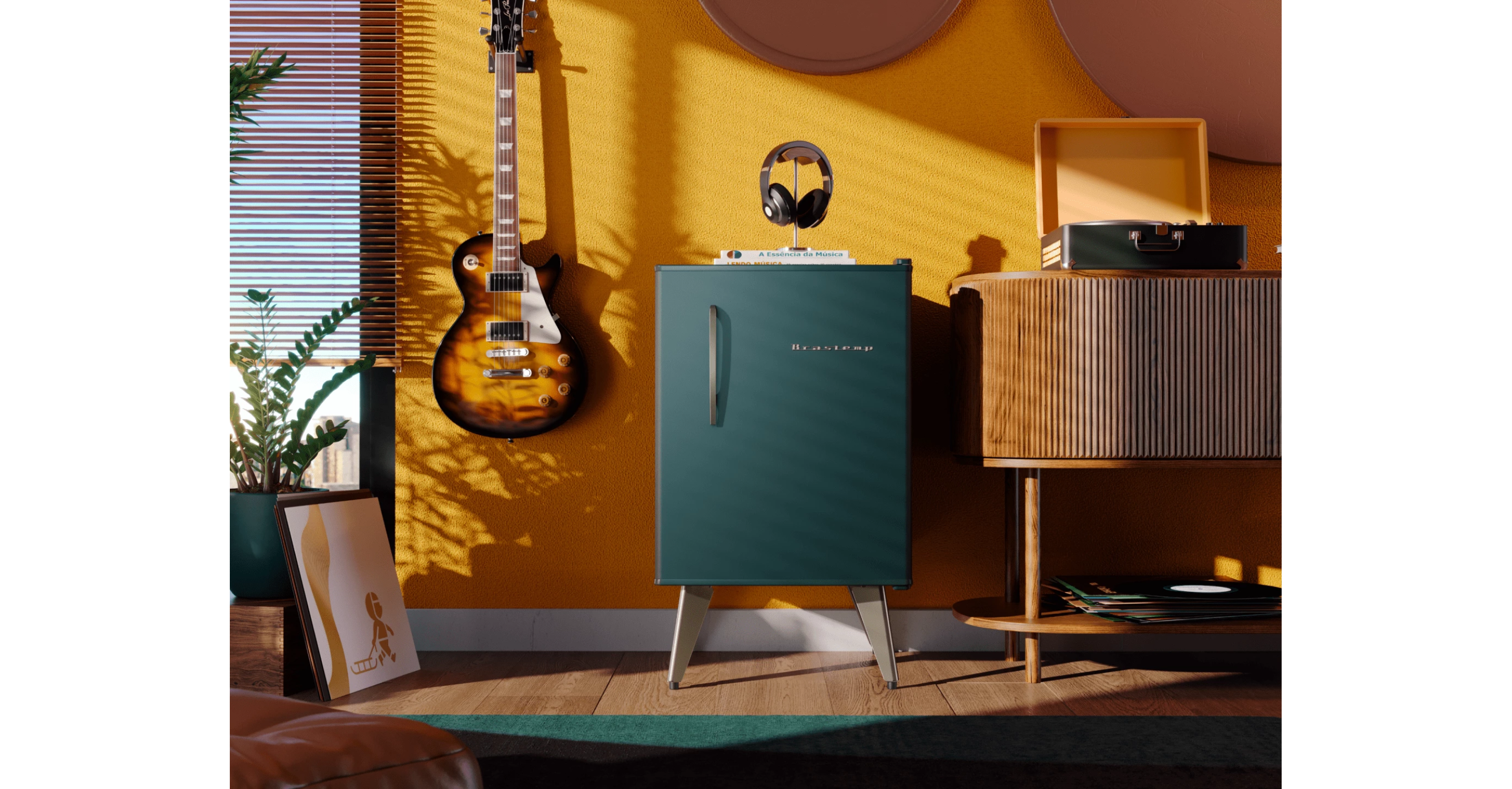 Brastemp retro fridge
