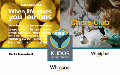 Whirlpool Corporation’s Whirlpool and KitchenAid brands win Shorty Awards for exceptional content to help consumers cope during ‘the year of COVID’
