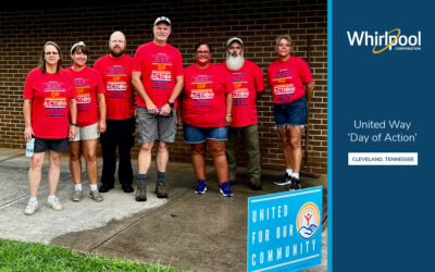 Whirlpool Corp. operations in Cleveland, Tennessee gives back in their home community through United Way ‘Day of Action’