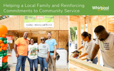 Florida A&M University Students, Faculty and Staff Are Teaming Up with Whirlpool Corporation Volunteers to Construct a Habitat Home for a Tallahassee family