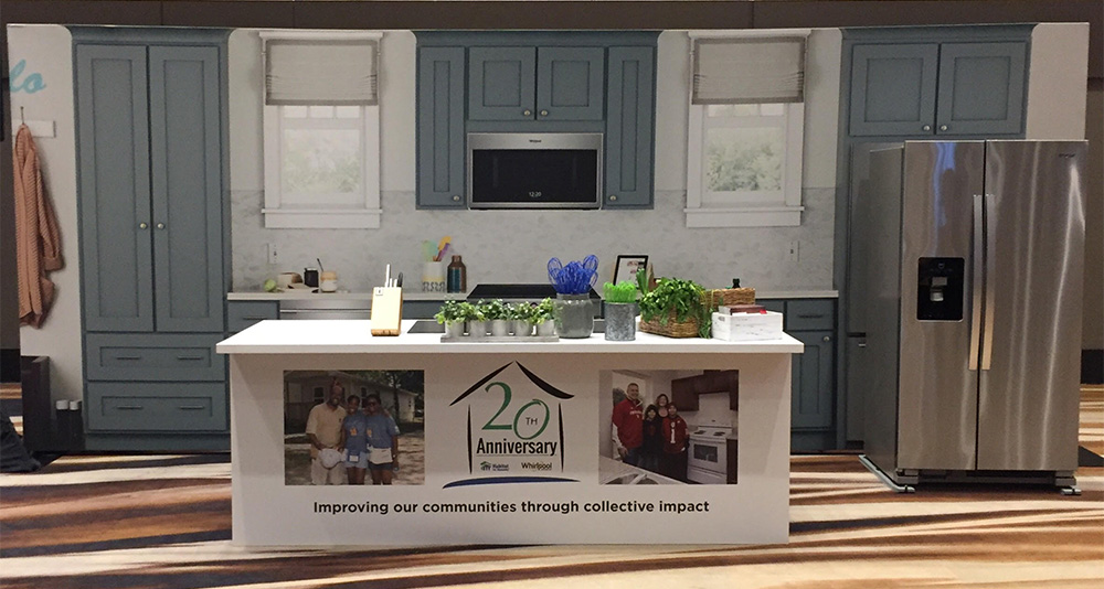 Habitat for Humanity and Whirlpool Corp - 20th Anniversary Booth