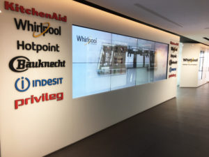 Preview visit of the showroom, The World of Whirlpool, 500 sqm of multi-brand technology and design