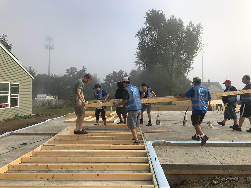Whirlpool Corporation Employees Make Trip to Lafayette, Indiana for Habitat Build 2