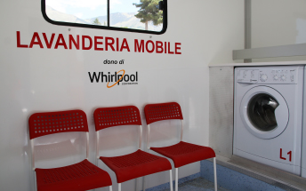 Whirlpool and the Italian Red Cross: Italy’s first mobile laundromat delivered to Amatrice
