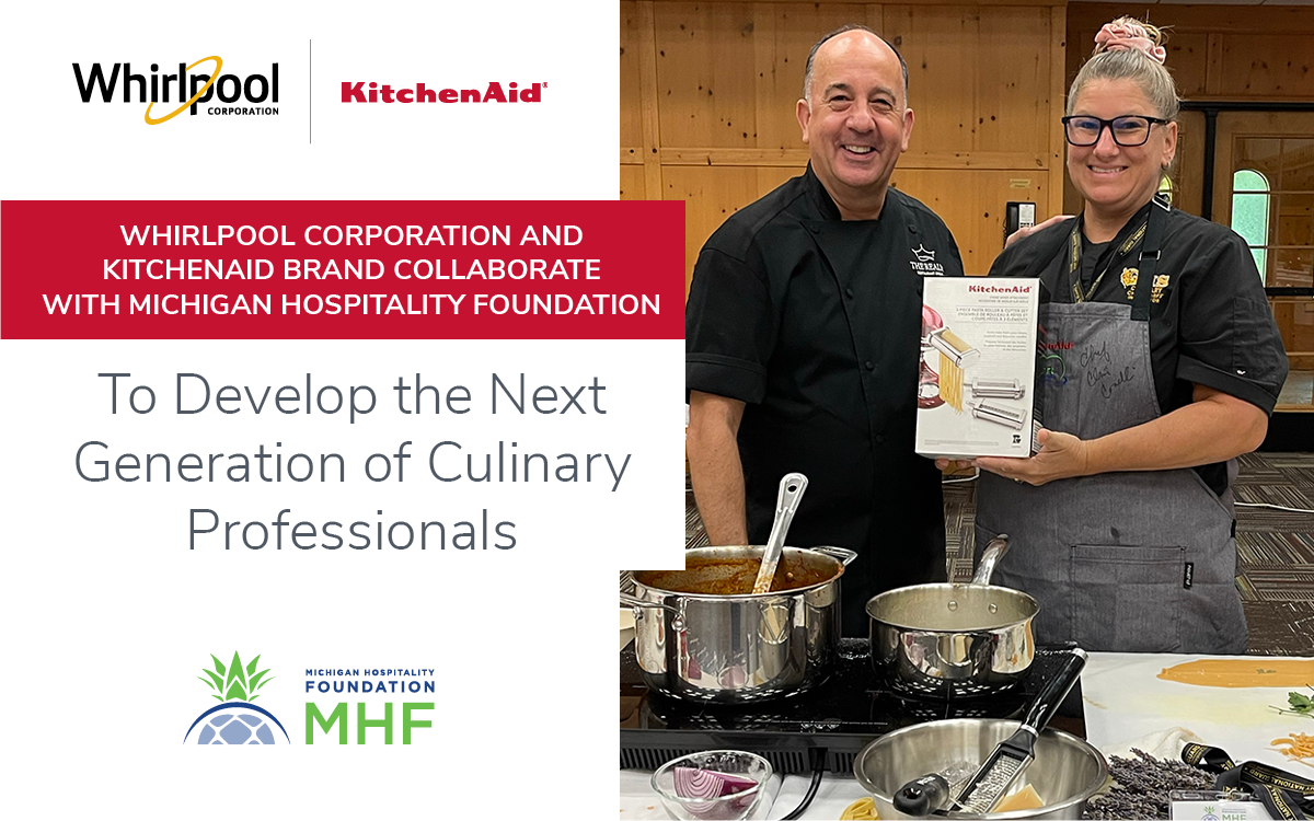 The KitchenAid brand officially launched the collaboration during the MHF annual educator professional development workshop on Tuesday, Aug. 8 hosted at Boyne Mountain. 