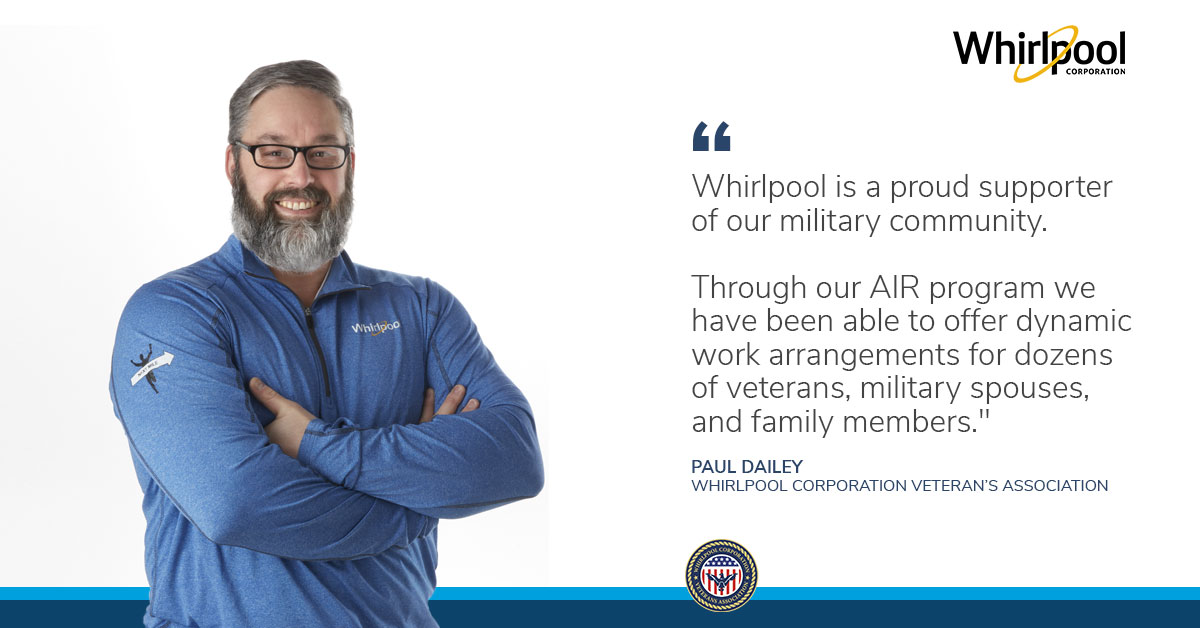 Paul Dailey, Whirlpool Corp Veterans Association