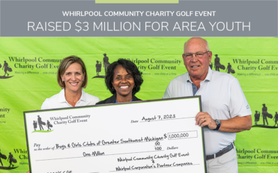 In 20th year, Whirlpool Community Charity Golf Event Raised $3 Million for Area Youth