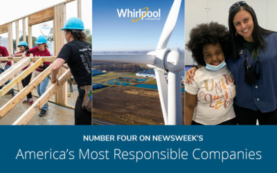Whirlpool Corporation rises to number four in Newsweek’s ranking of America’s Most Responsible Companies for 2022