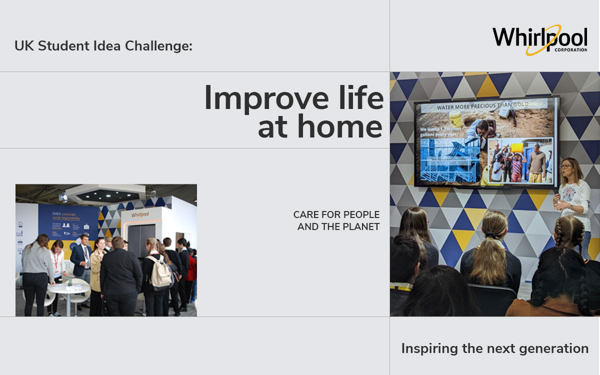 UK student competition sponsored by Whirlpool: improve life at home by caring for people and the planet