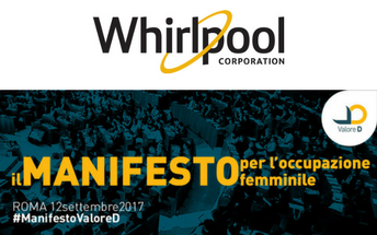 Whirlpool signs Manifesto Valore D and commits to support Women’s Empowerment in the Workplace