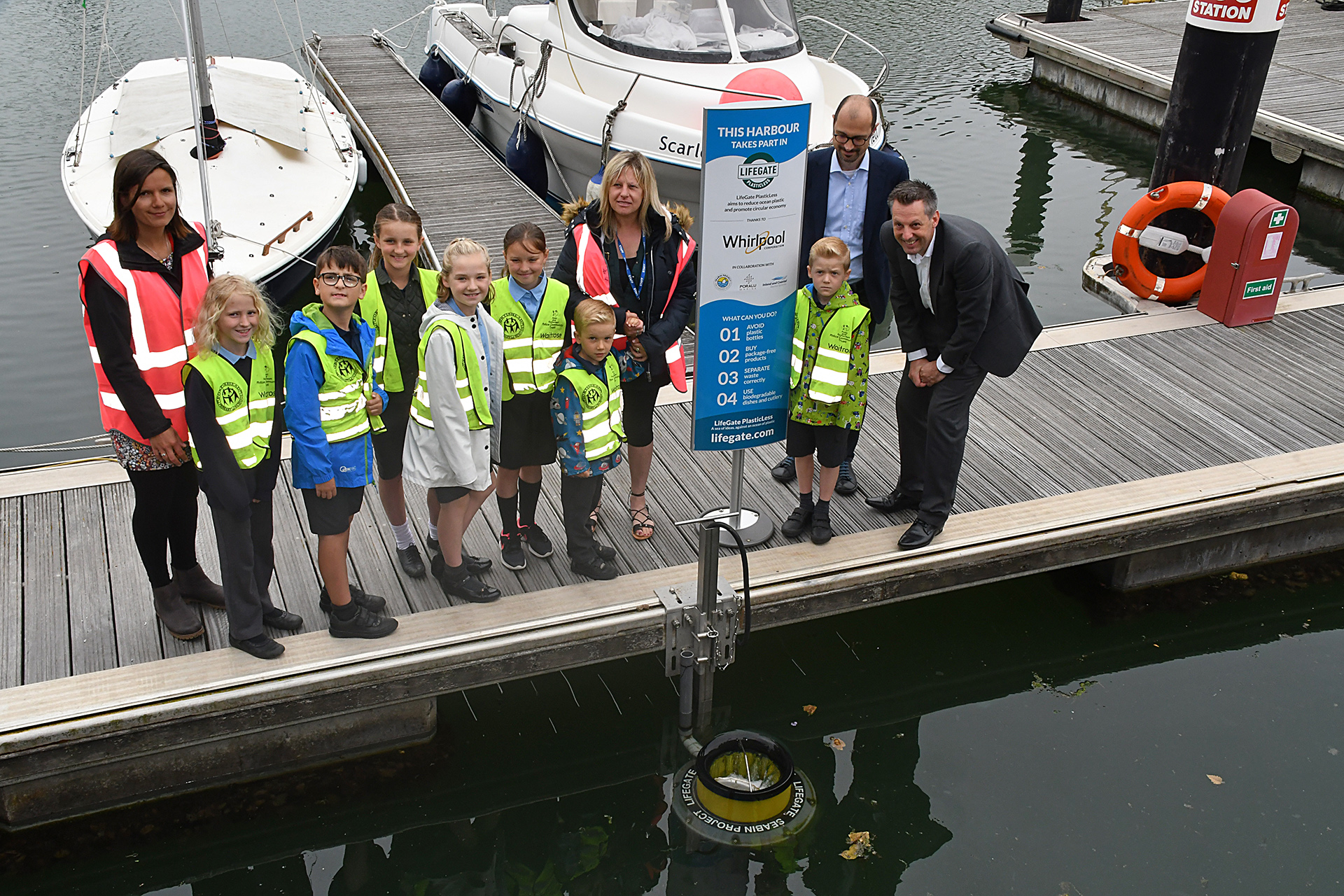 Whirlpool EMEA installs Seabin in the UK under Lifegate Plasticless campaign