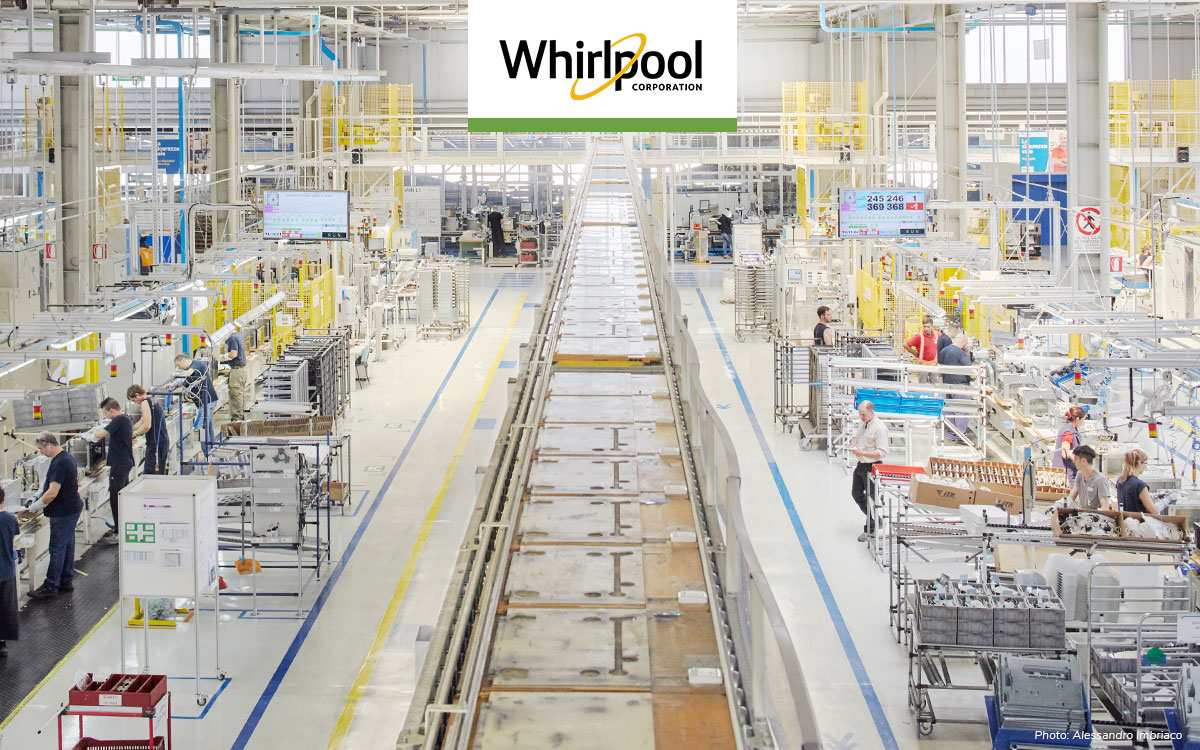 Whirlpool Corp manufacturing plant in Cassinetta, Italy