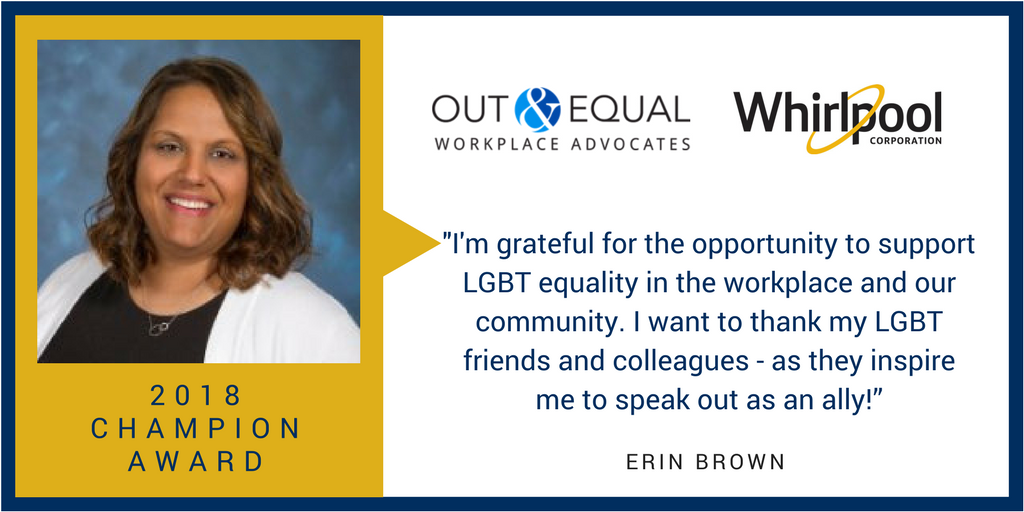 Erin Brown Honored as 2018 Out & Equal Champion Award Winner 3